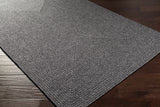 Hauteloom Moxley MOXL Black Machine Made Polypropylene Rug