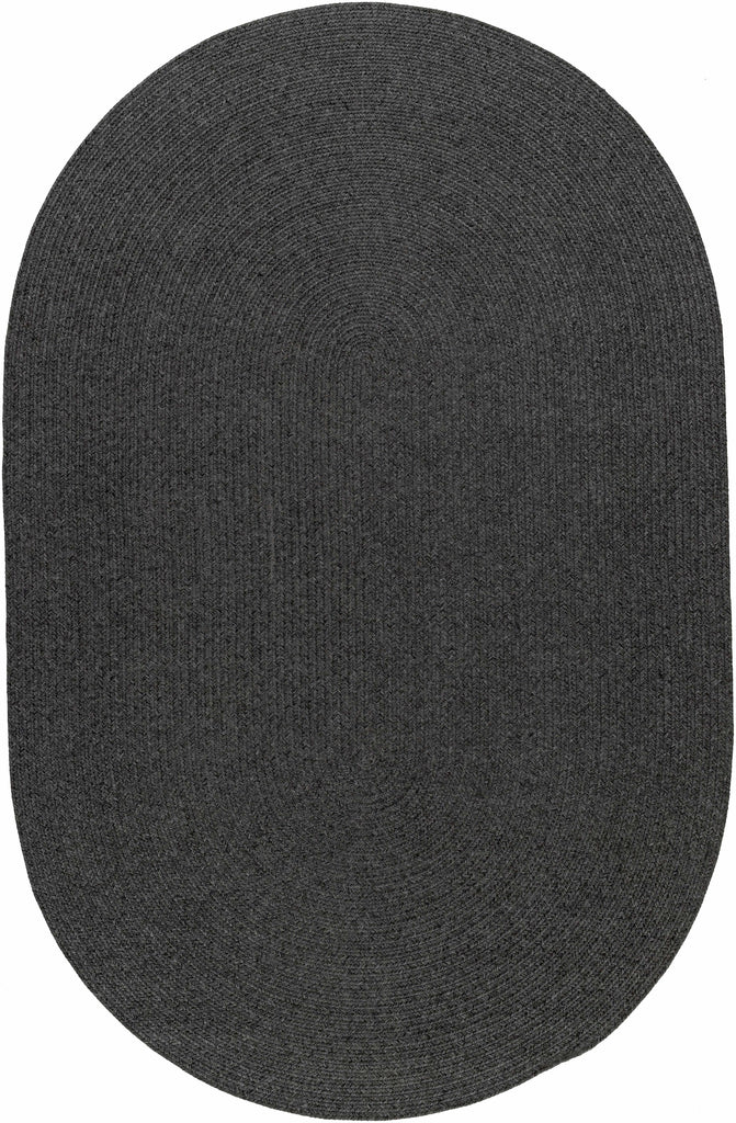 Hauteloom Moxley MOXL Black Machine Made Polypropylene Rug