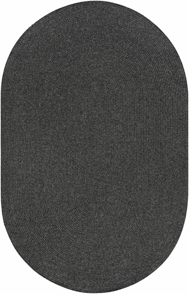 Hauteloom Moxley MOXL Black Machine Made Polypropylene Rug