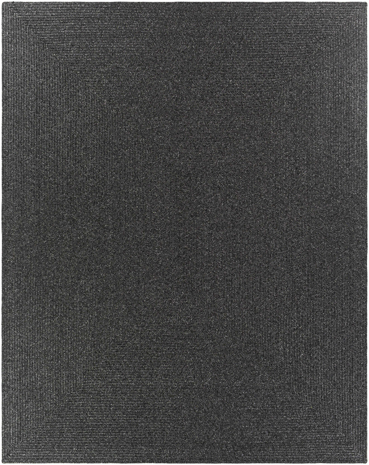 Hauteloom Moxley MOXL Black Machine Made Polypropylene Rug