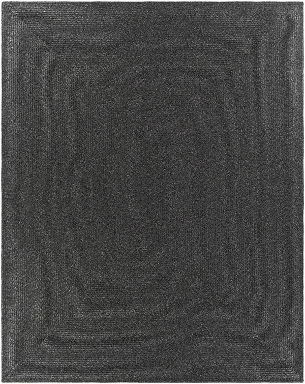 Hauteloom Moxley MOXL Black Machine Made Polypropylene Rug