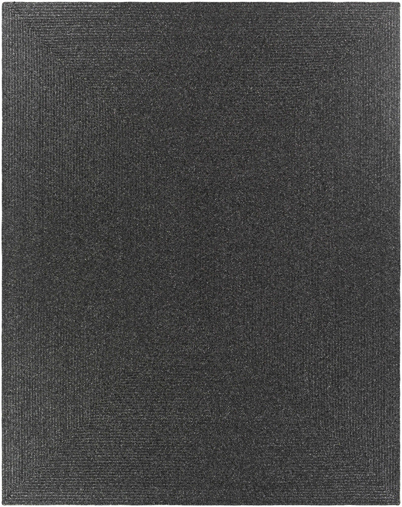 Hauteloom Moxley MOXL Black Machine Made Polypropylene Rug