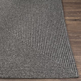 Hauteloom Moxley MOXL Black Machine Made Polypropylene Rug