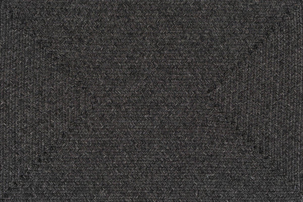Hauteloom Moxley MOXL Black Machine Made Polypropylene Rug