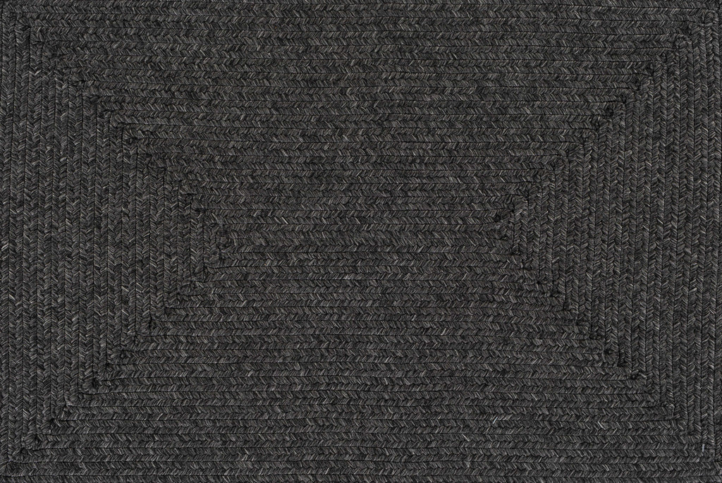 Hauteloom Moxley MOXL Black Machine Made Polypropylene Rug