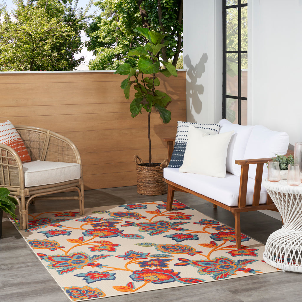 nourison aloha alh31 multicolor rug