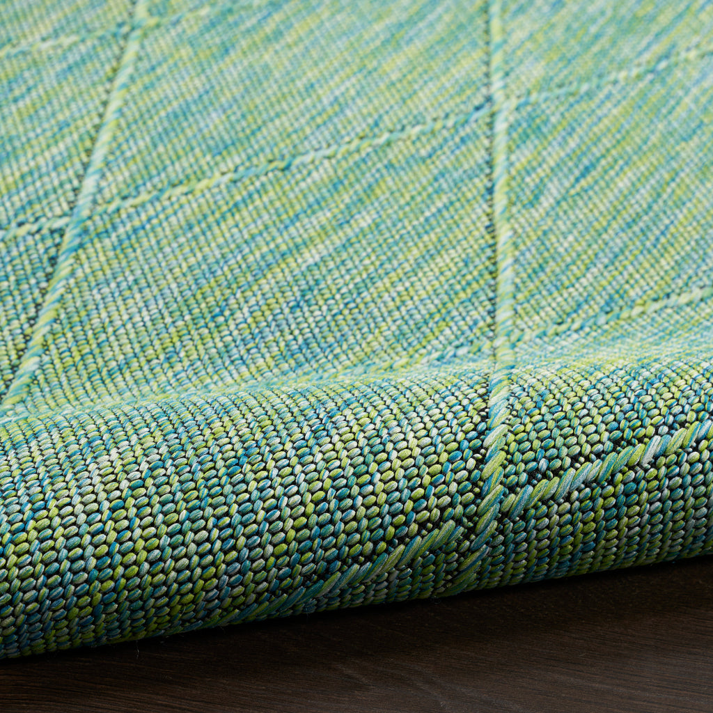 nourison washable solutions wsl01 blue green rug