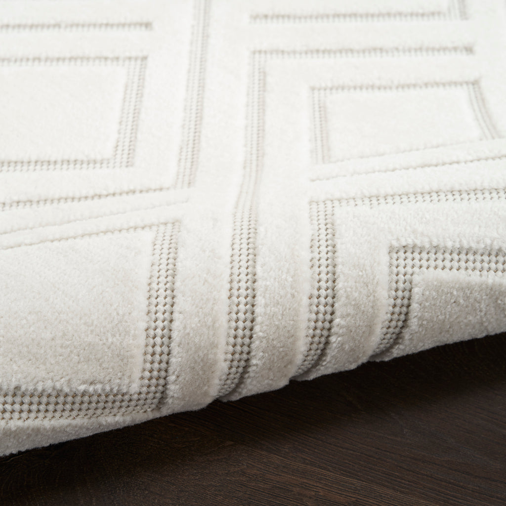 nourison care free caf03 ivory rug