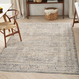 nourison lynx lnx05 ivory slate rug