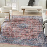 nourison grand washables grw01 blue multicolor rug