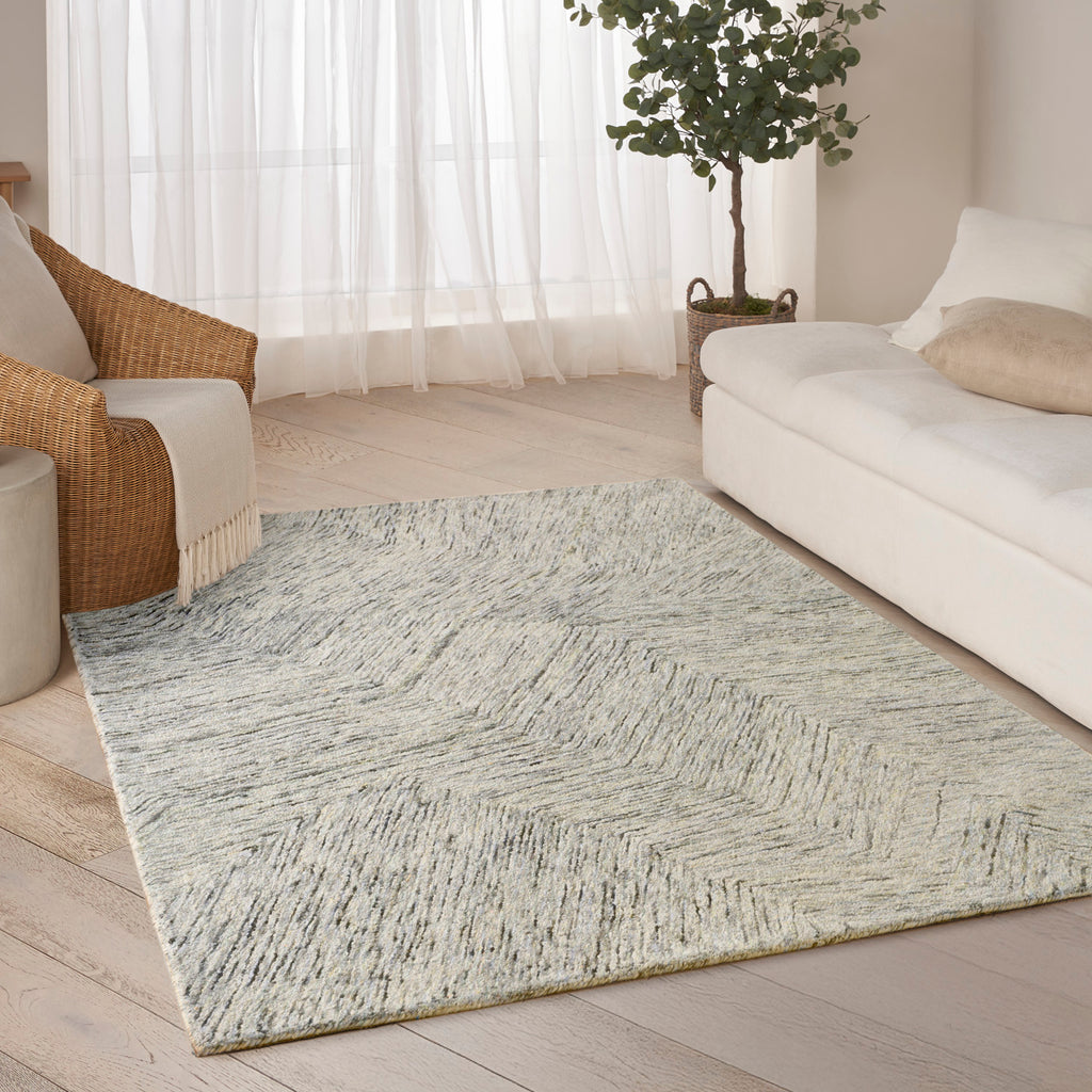 nourison pure angles ang01 grey rug