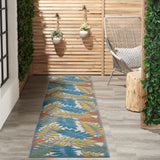 nourison aloha alh18 ivory multi rug