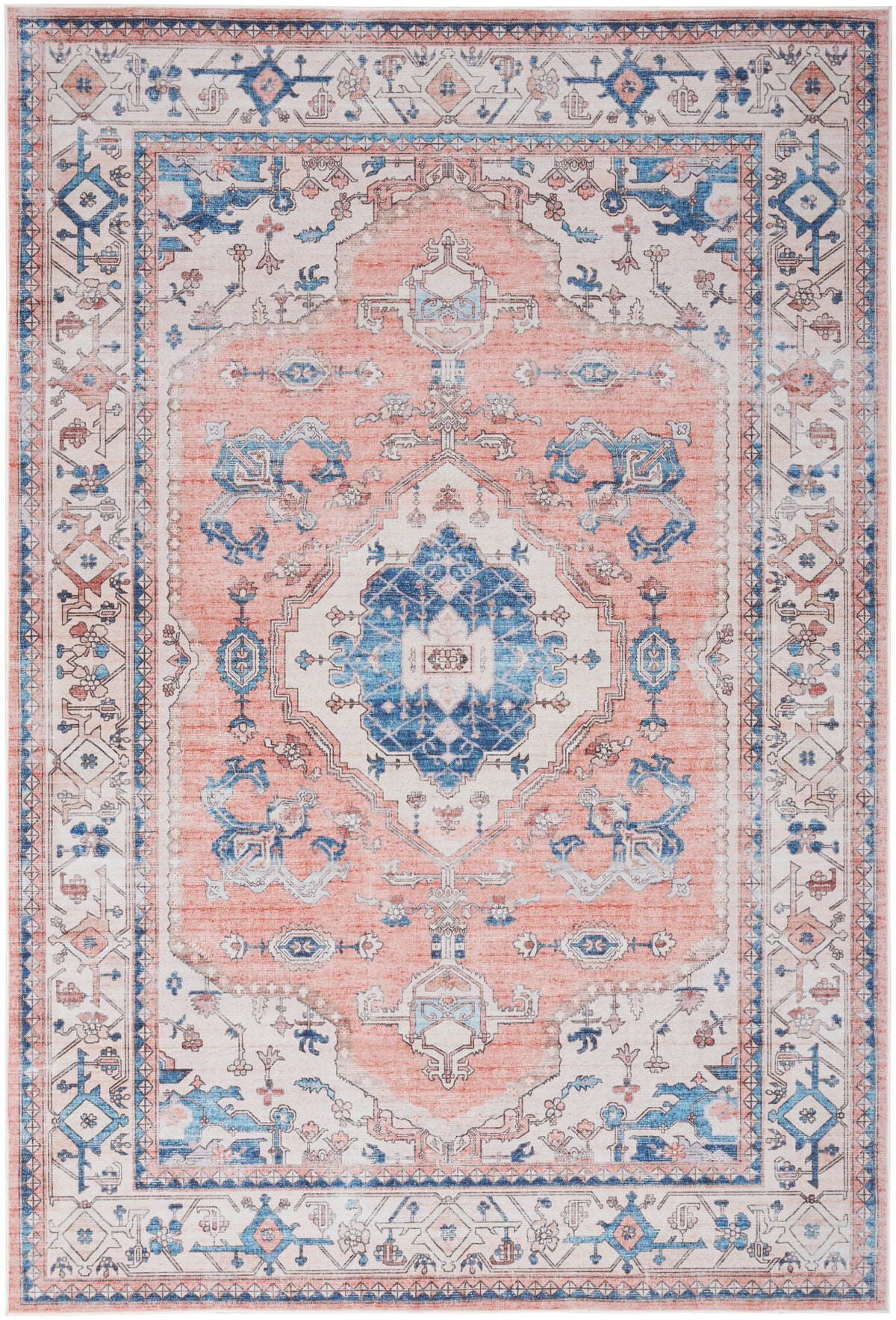 nourison fulton ful11 coral rug