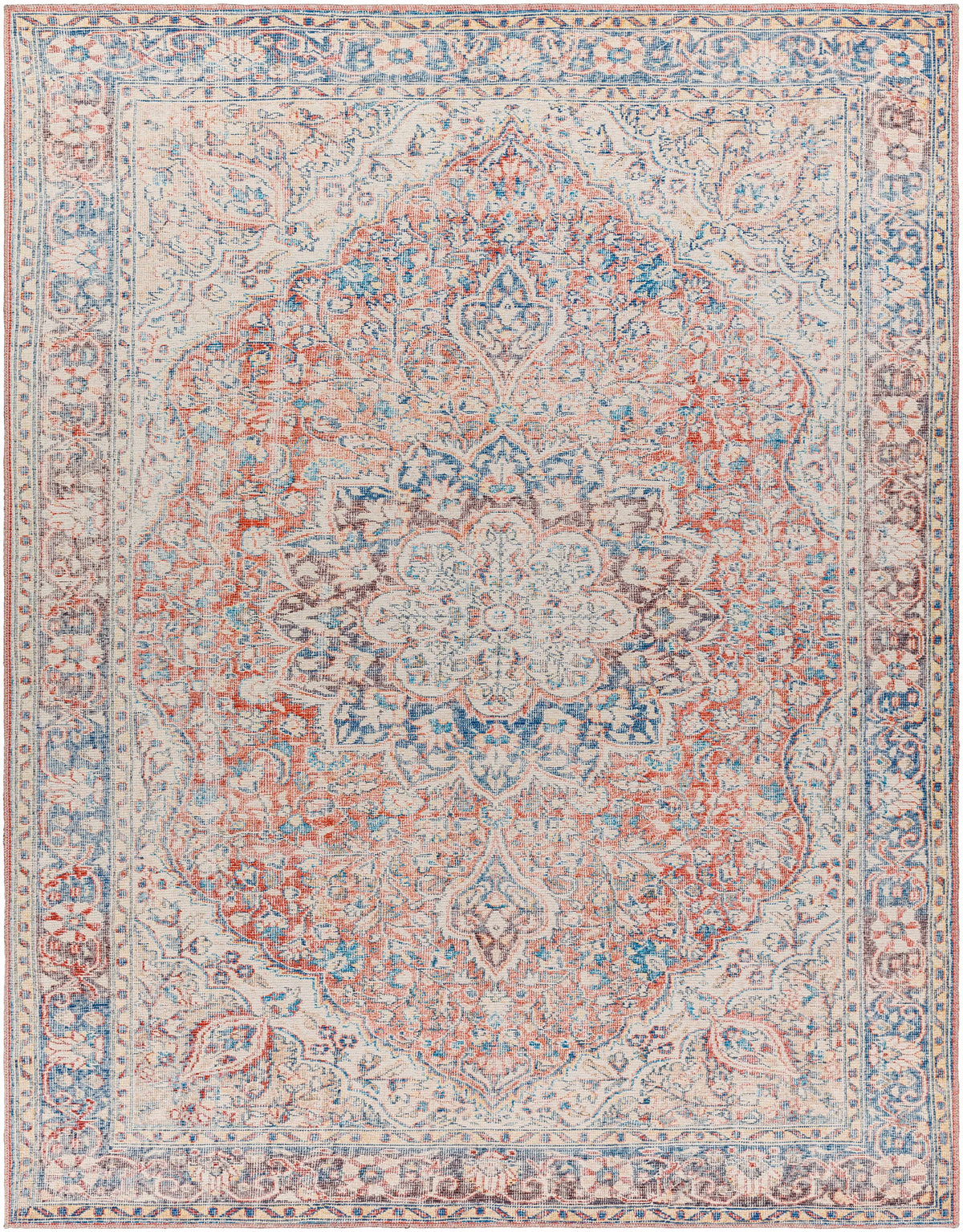 Hauteloom Maribojoc MRBJ Light Gray Machine Made Chenille-Polyester Rug