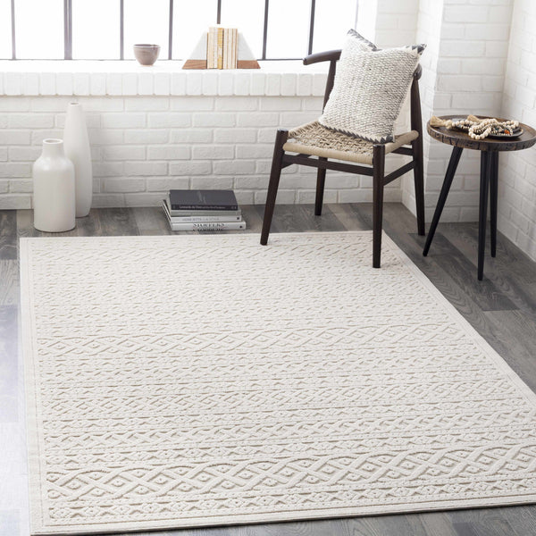 Hauteloom Maribyrnong MRBY Cream Machine Made Polypropylene Rug