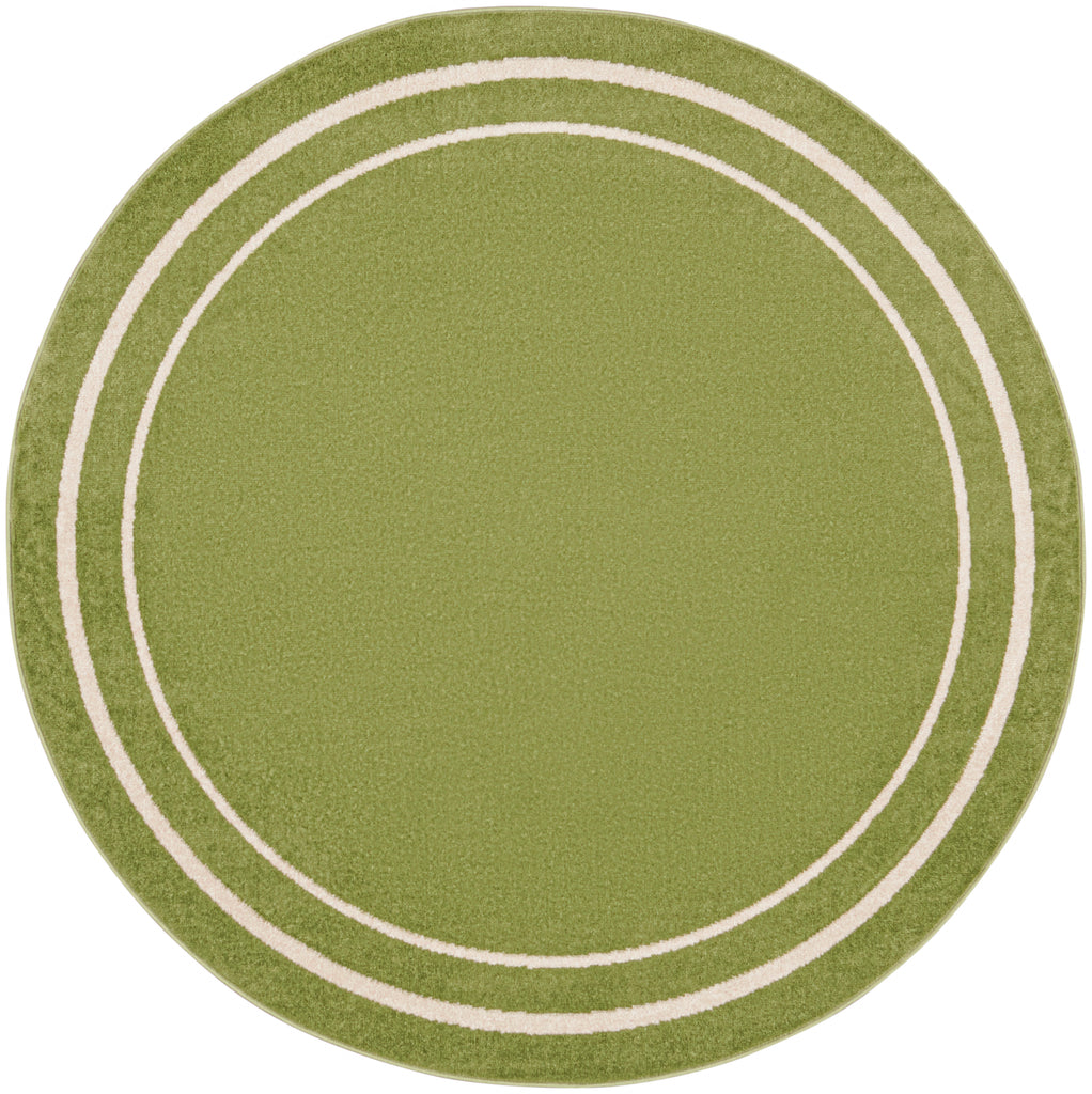 nourison nourison essentials nre02 green ivory rug
