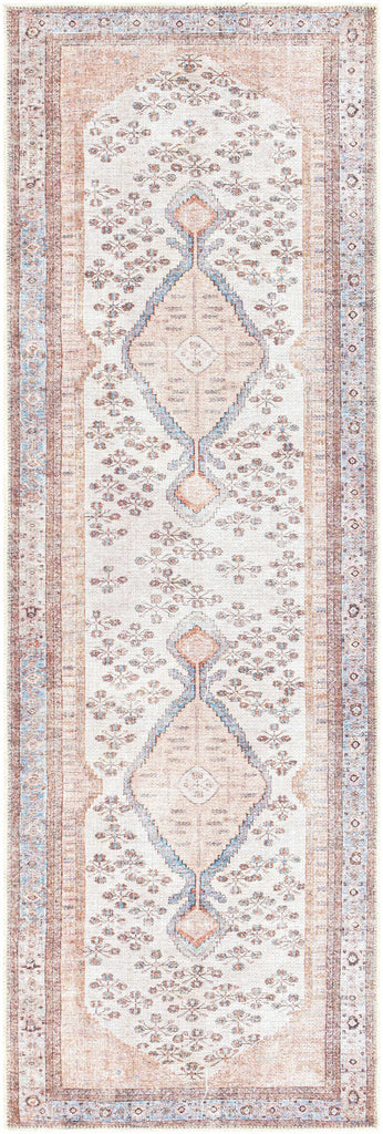 Hauteloom Moora MRPA Aqua Machine Made Chenille-Polyester Rug