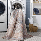 Hauteloom Moora MRPA Aqua Machine Made Chenille-Polyester Rug