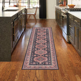 nourison vintage home vnh03 navy rug
