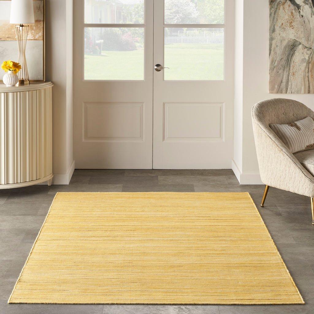 nourison interweave iwv01 yellow rug
