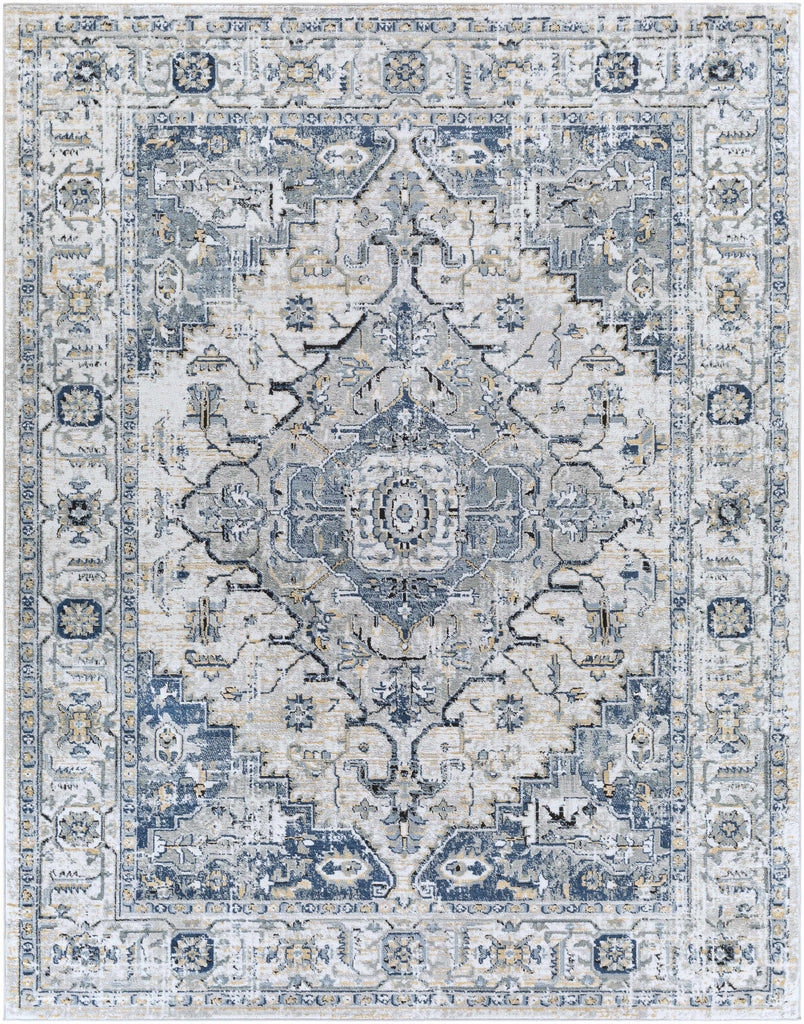 Hauteloom Murrindindi MRRN Light Gray Machine Made Polypropylene Rug