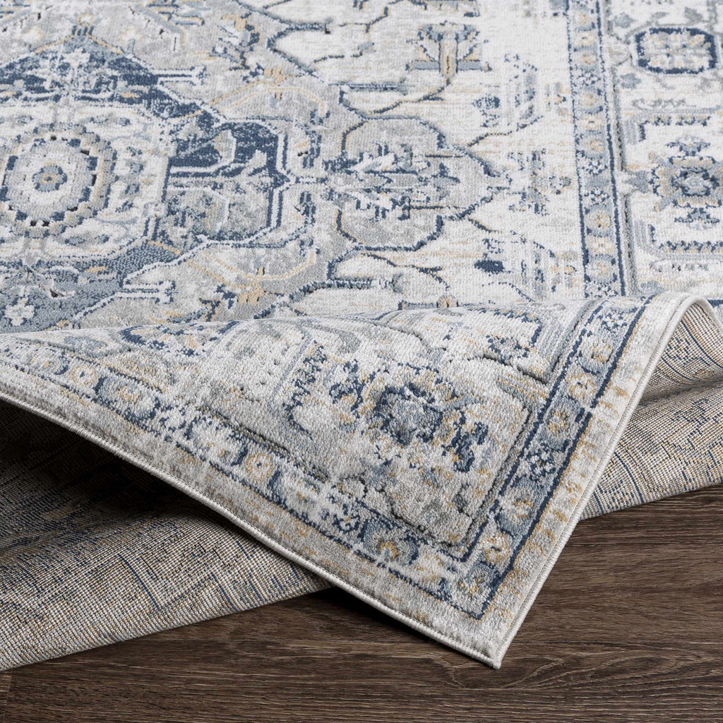 Hauteloom Murrindindi MRRN Light Gray Machine Made Polypropylene Rug