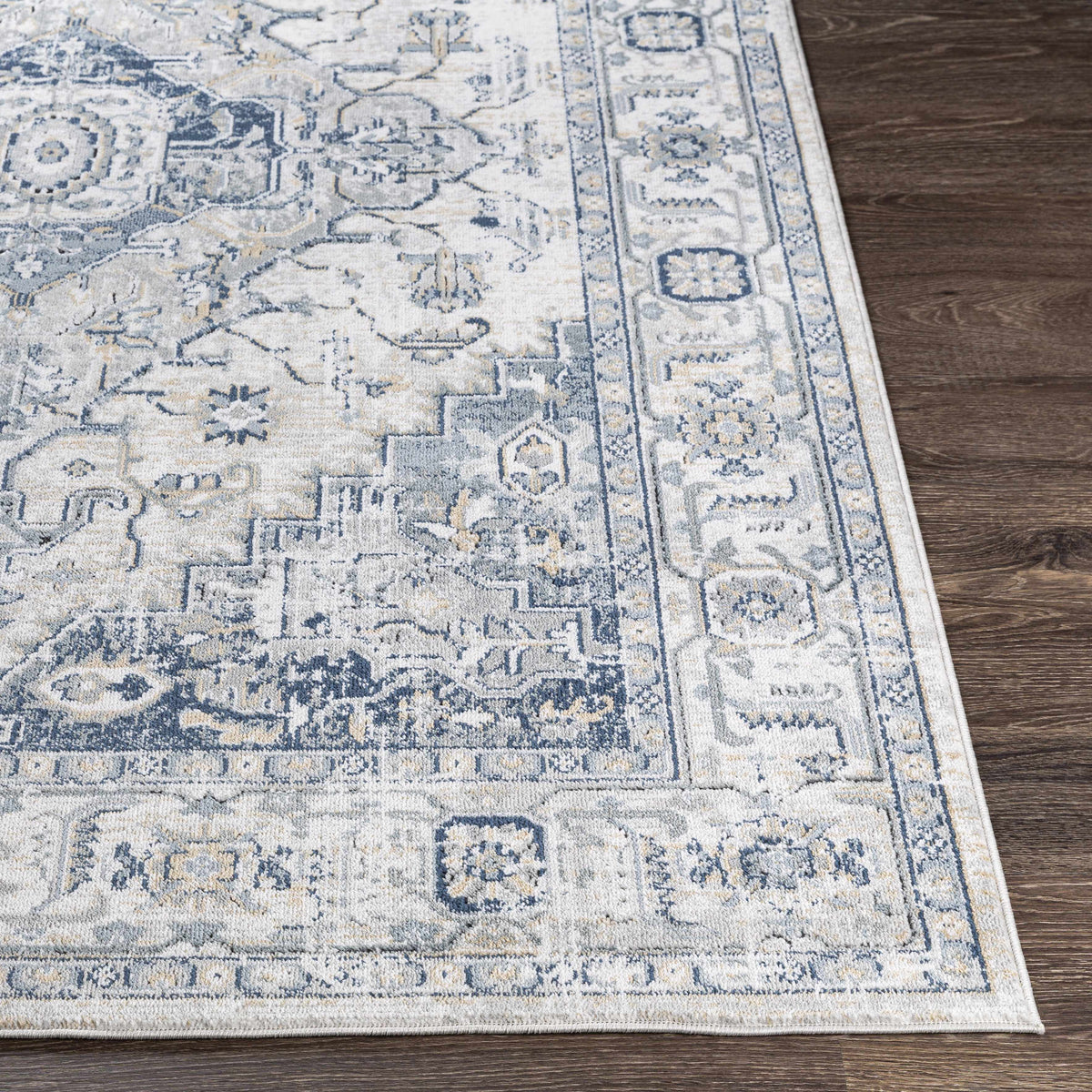 Hauteloom Murrindindi MRRN Light Gray Machine Made Polypropylene Rug