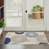 nourison aloha alh29 blue grey rug
