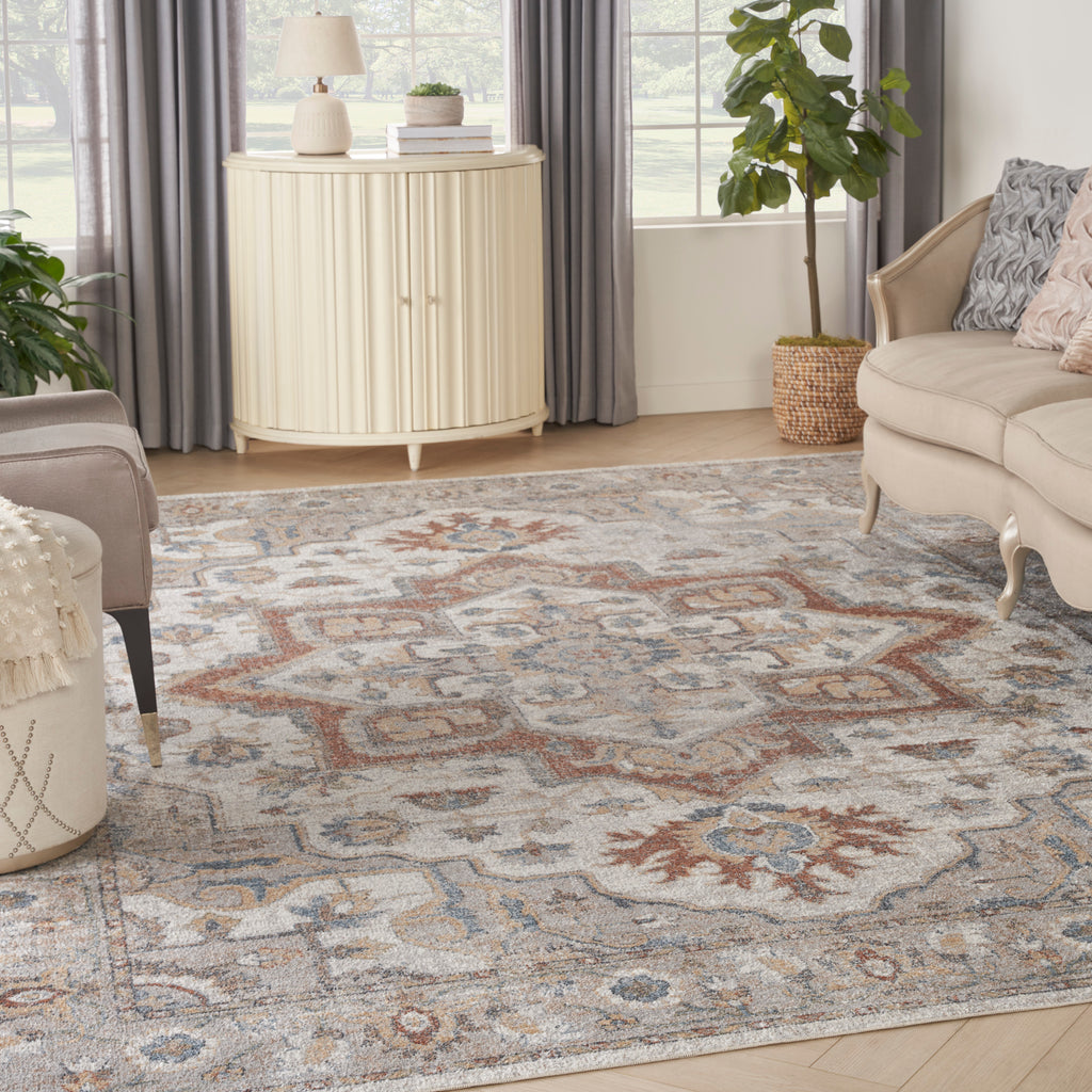nourison astra machine washable asw12 grey multicolor rug