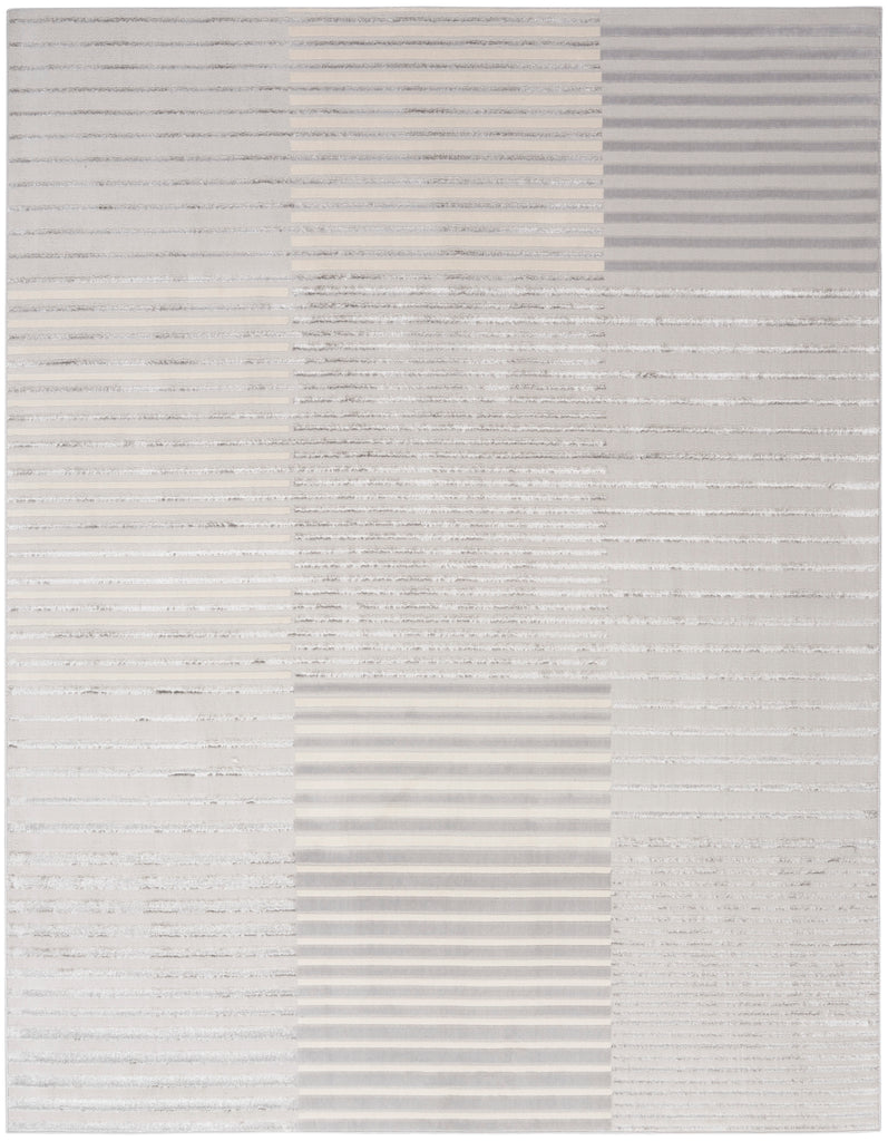 nourison brushstrokes bsk04 silver grey rug