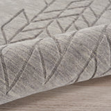 nourison alessia ale01 grey rug