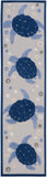 nourison aloha alh27 navy blue rug