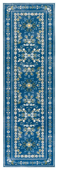 safavieh clearance martha stewart washable msrw179m dark blue rug
