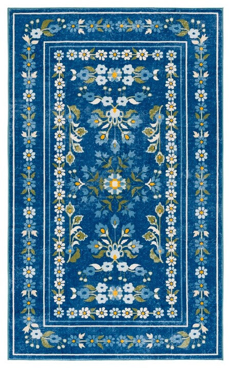 safavieh clearance martha stewart washable msrw179m dark blue rug