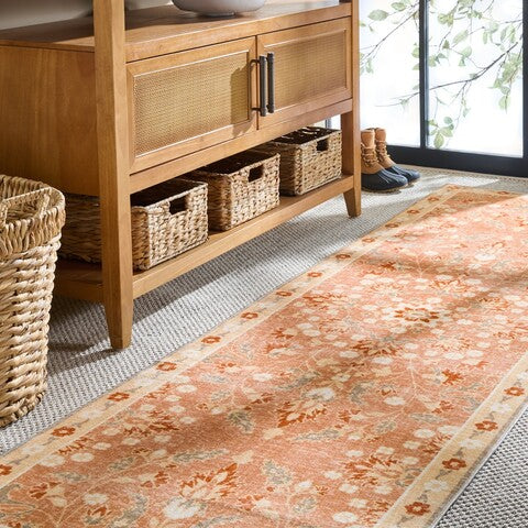 safavieh clearance martha stewart washable msrw184q rust rug