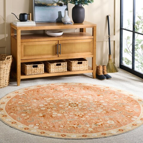 safavieh clearance martha stewart washable msrw184q rust rug