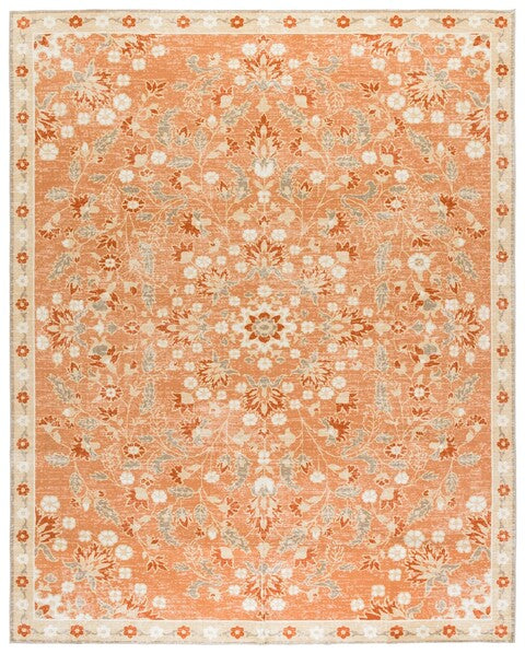 safavieh clearance martha stewart washable msrw184q rust rug