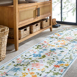 safavieh clearance martha stewart washable msrw190k light blue rug