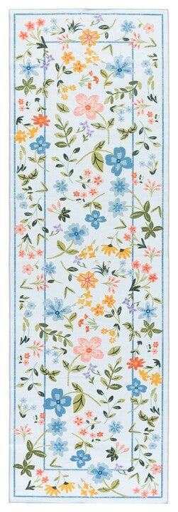safavieh clearance martha stewart washable msrw190k light blue rug