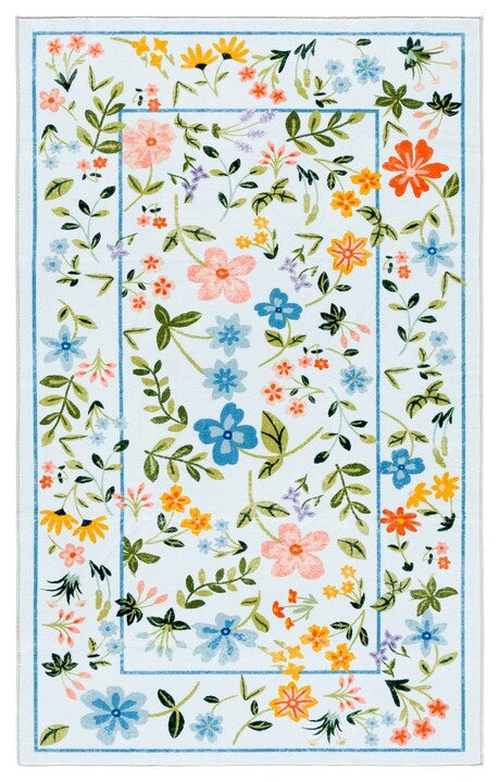 safavieh clearance martha stewart washable msrw190k light blue rug