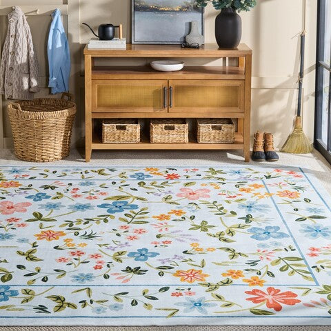 safavieh clearance martha stewart washable msrw190k light blue rug