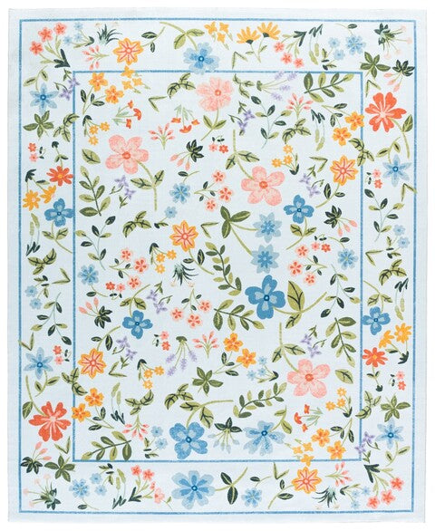 safavieh clearance martha stewart washable msrw190k light blue rug