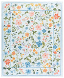 safavieh clearance martha stewart washable msrw190k light blue rug