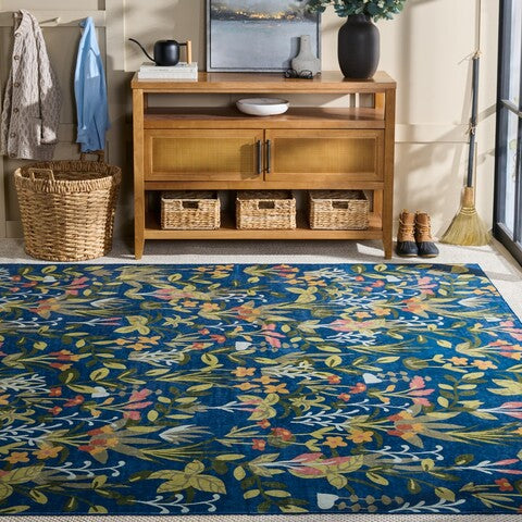 safavieh clearance martha stewart washable msrw192n navy rug