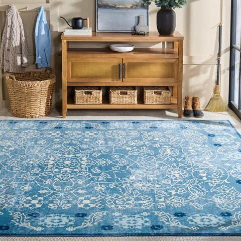 safavieh clearance martha stewart washable msrw194l blue rug