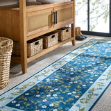 safavieh clearance martha stewart washable msrw195m dark blue rug
