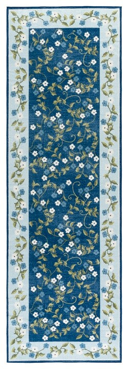 safavieh clearance martha stewart washable msrw195m dark blue rug