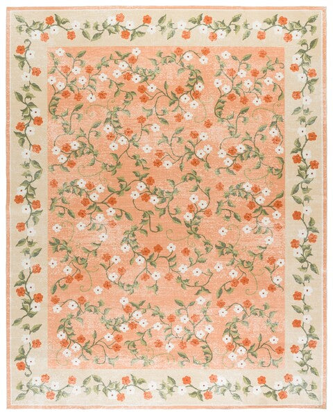 safavieh clearance martha stewart washable msrw195q rust rug