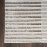nourison brushstrokes bsk04 silver grey rug
