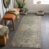Hauteloom Matangad MTN Charcoal Machine Made Polyester Rug